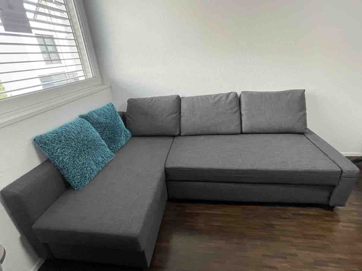 Ikea Sofas: Ikea Eckbettsofa grau, skandinavisch moderner Stil – Neu (gemäss Beschreibung) aus Urdorf von montech 6