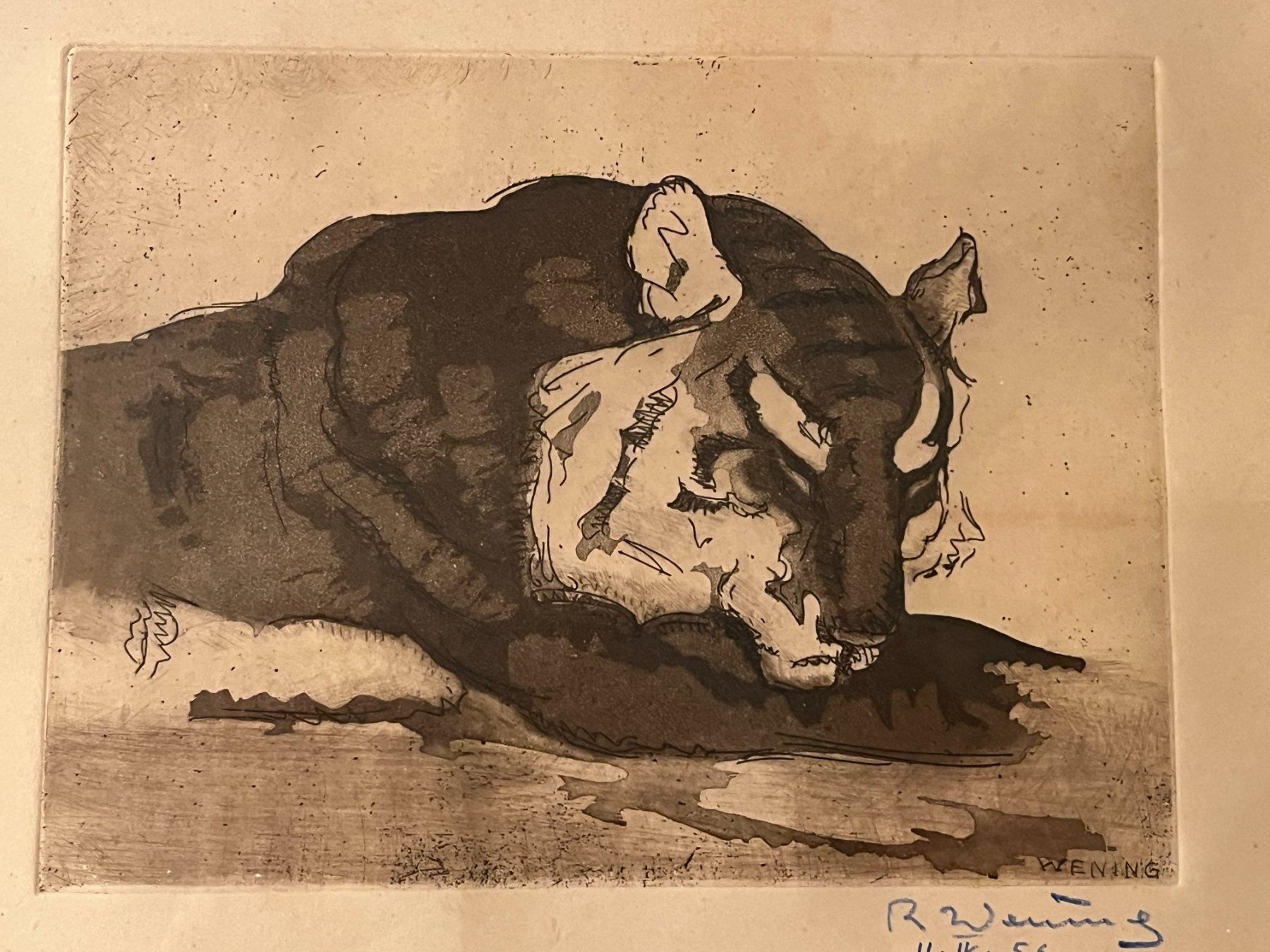 Tableaux: Rudolf Wening – D'occasion à Basel par Kaffee_und_Kunst 3