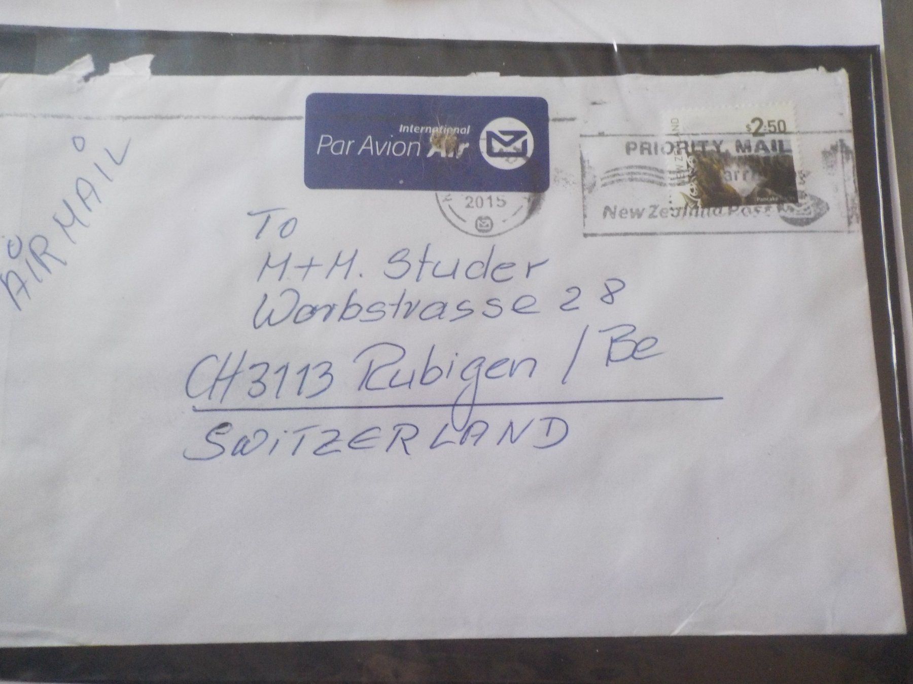 Tutti i francobolli: New Zealand, Brief Puncake – Usato da Muri b. Bern venduto da Ricardoverkauf