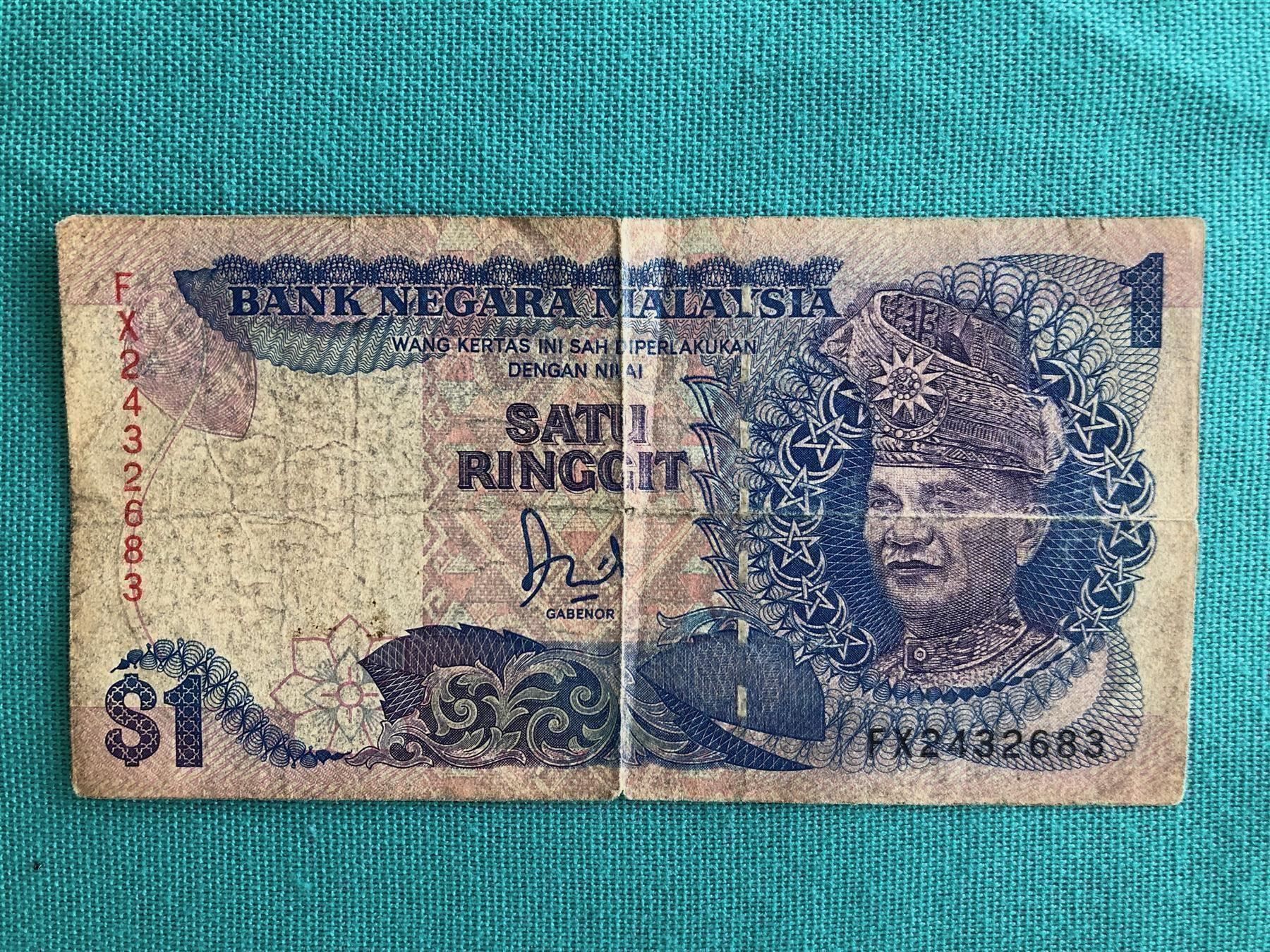 Banconote: 1$ Malaysia Banknote Satu Ringgit, SPEZ. – Usato da Steinhausen venduto da Super05