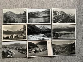 9 Alte Postkarten aus Österreich
