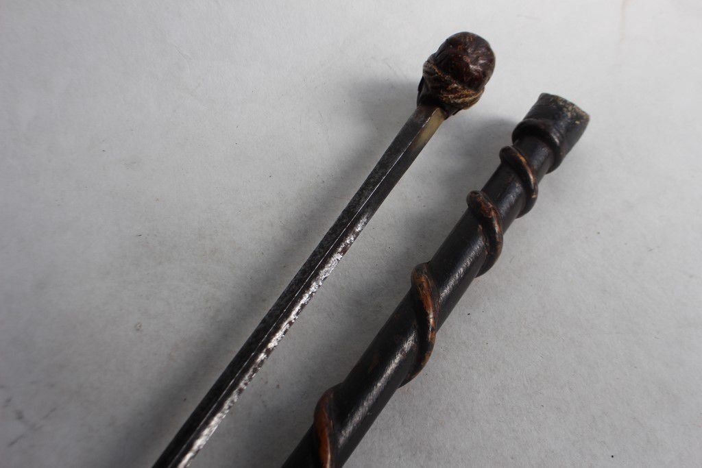 Altre raccolte & rarità: Ancienne Canne épée de chef africain – Usato da Vandoeuvres venduto da Dom-Tom 8