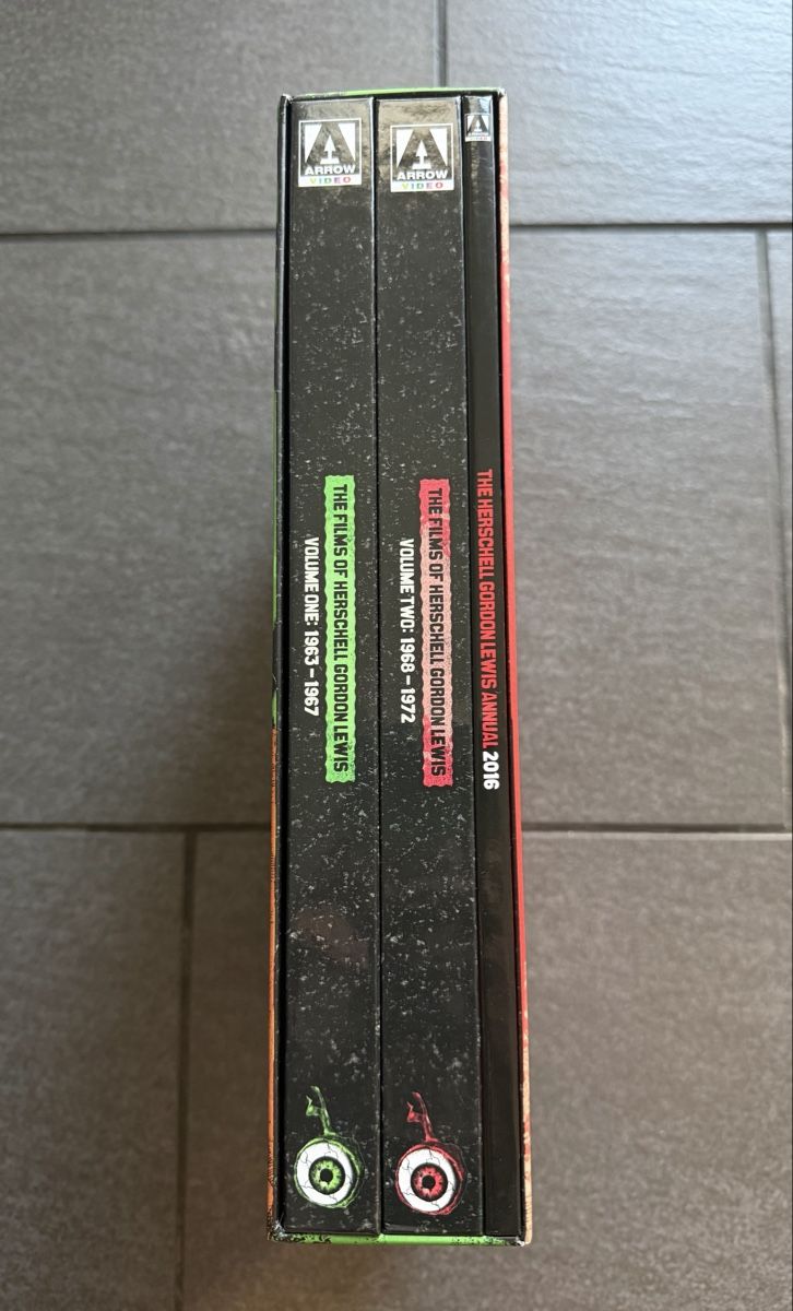 Tutti i DVDs: Herschell Gordon Lewis Feast Arrow Video Blu-ray Set – Usato da Zürich venduto da cENS0R 3