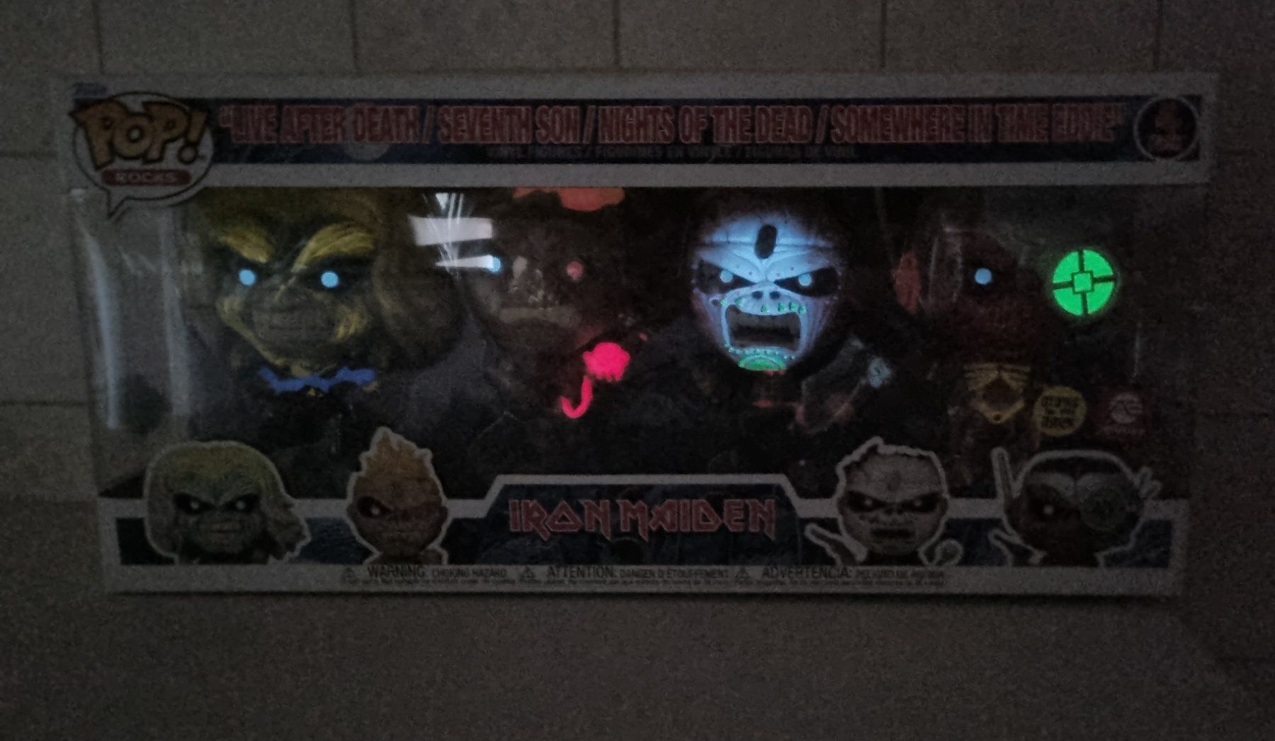 Funko Figuren: Funko POP! Rocks - Iron Maiden [4-pack, GitD, Exclusive] – Neu (gemäss Beschreibung) aus Vernayaz von fnkochase 8