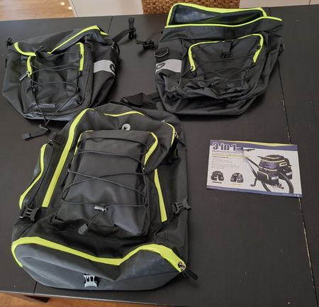 Velo Tasche 3 in 1 Gepäckträgertasche Neuwertig Top! 