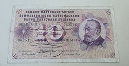 Suisse 10 Fr. 16.05.1968 Serie 54 H