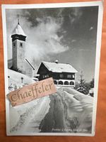  1957 Kirchlein u. Kurhaus Fidez ob Flims