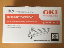 Original OKI C5850 / C5950 / MC560 black Drum, 43870024