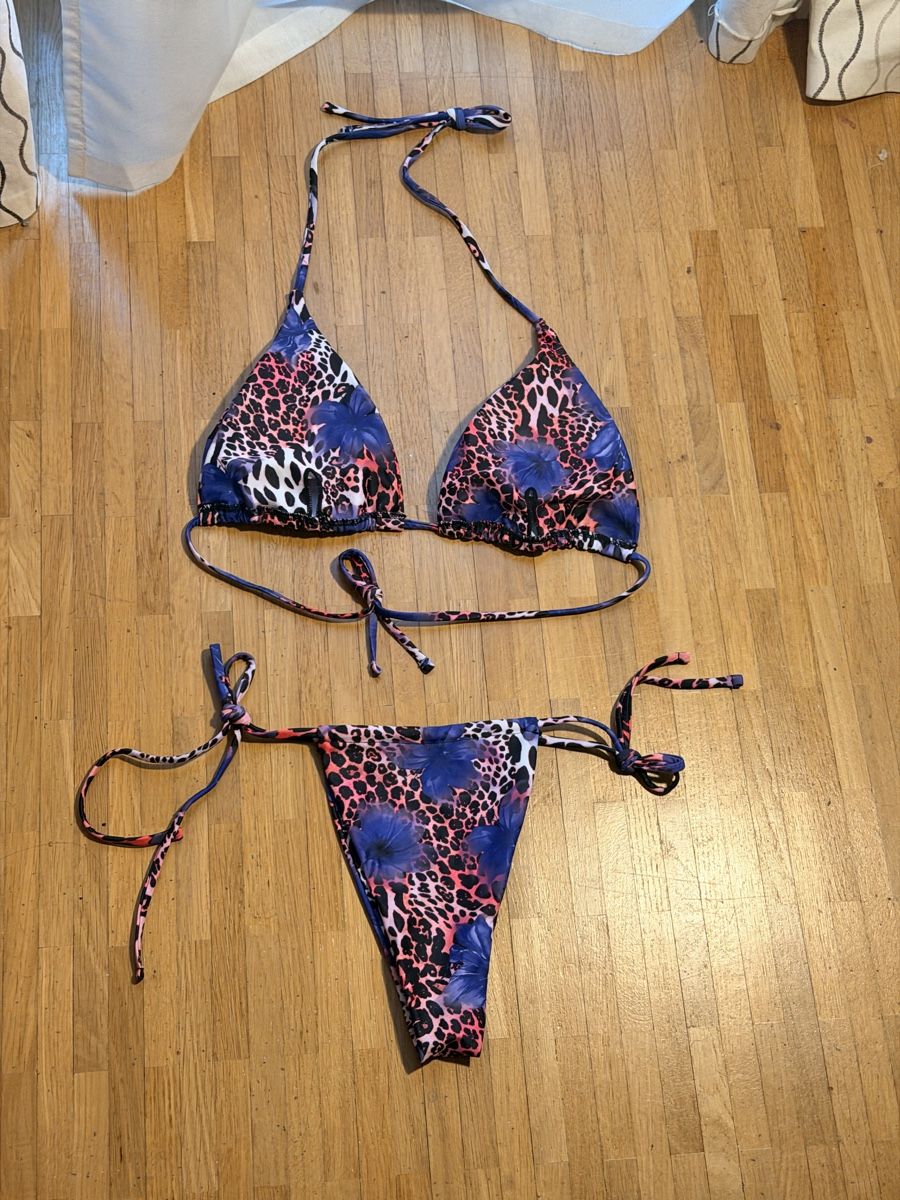 Costumi da bagno & Bikini: Maillot de bain multicolore léopard 2 pièces – Nuovo e nell'imballaggio originale da Le Lignon venduto da Ana2831 1