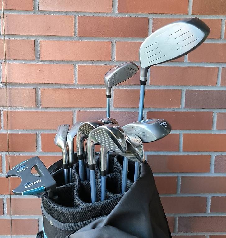 Mazze & Set: Golf Komplettset inkl. Bag, Eisen, Driver, Putter – Usato da Arlesheim venduto da jimbabh 2