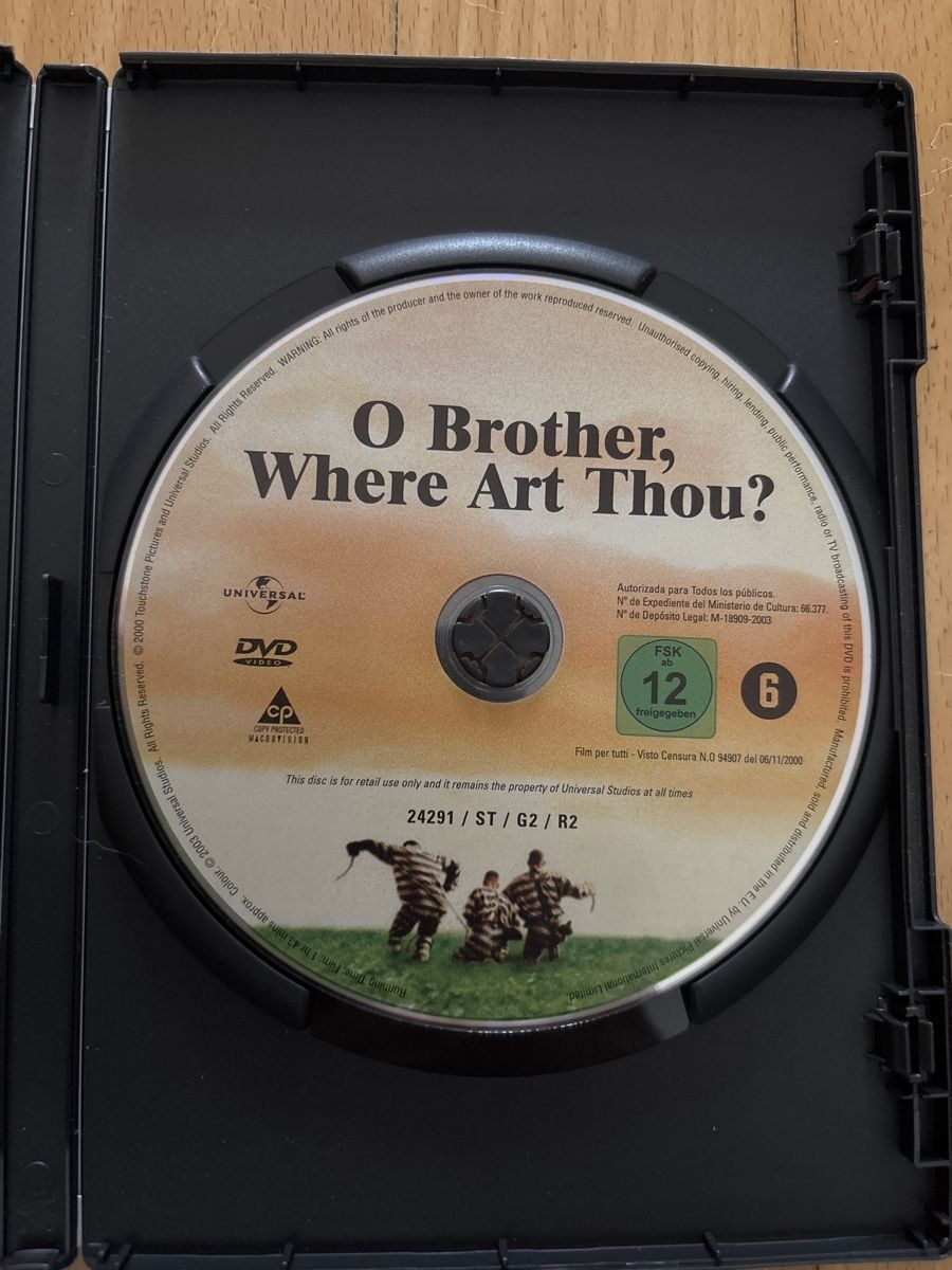 Tutti i DVDs: O Brother, Where Art Thou? – Usato da Egg b. Zürich venduto da Luckybilly 2