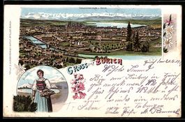 Litho Zürich, Gesamtansicht von oben, Z