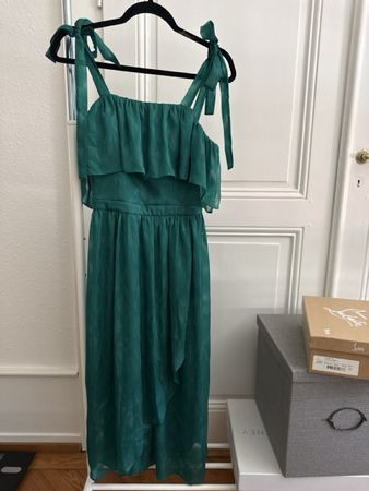 ADELE 1961 green dress size M Made in Italy