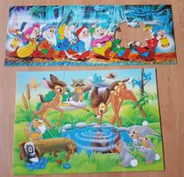 2 PUZZLE BAMBI & SEINE FREUNDE / 7 ZWERGE / DISNEY (MAXI TEI