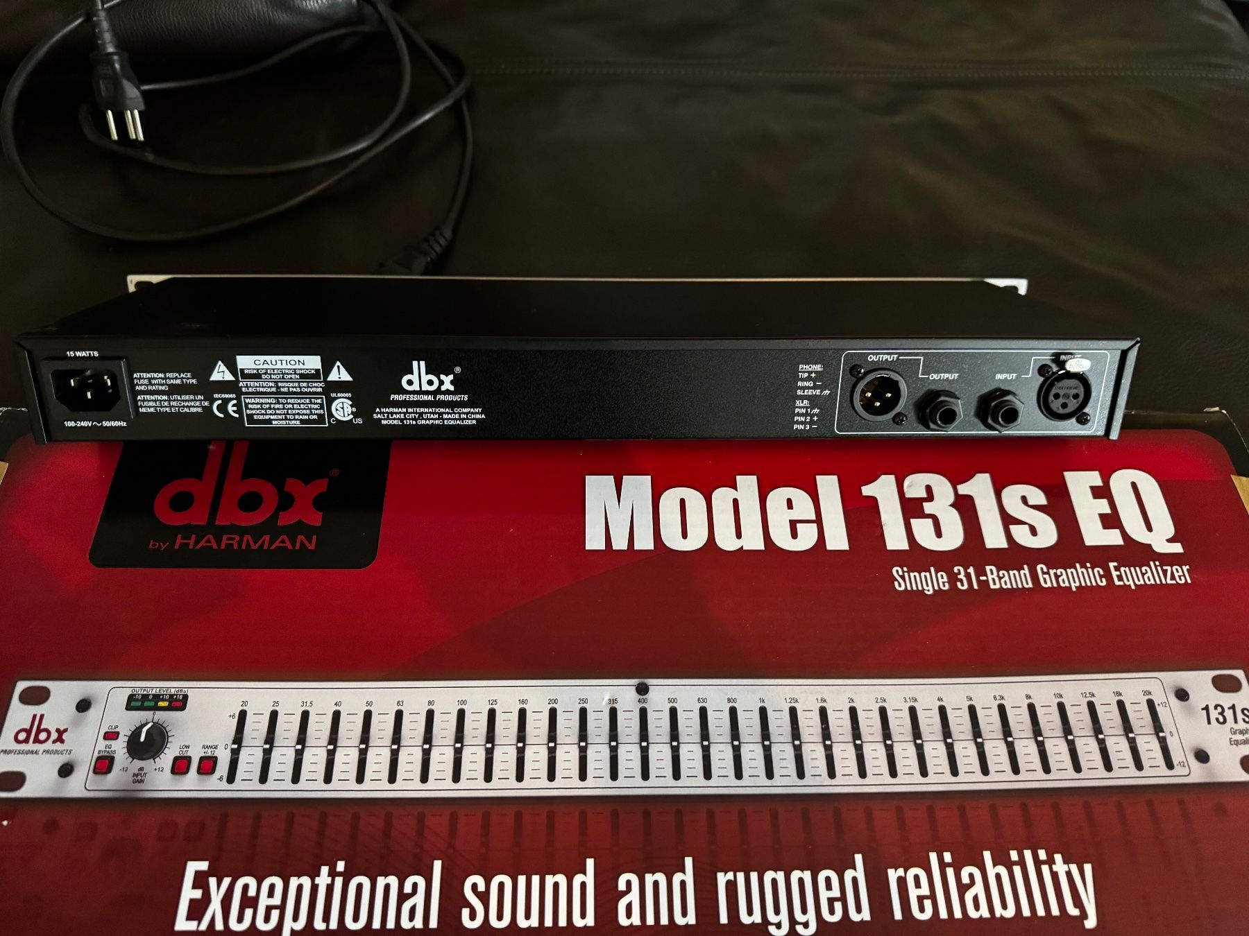 Dbx Equalizer: DBX 131s EQ - Single 31-Band Graphic Equalizer – Neu (gemäss Beschreibung) aus Zürich von 1cut2 4