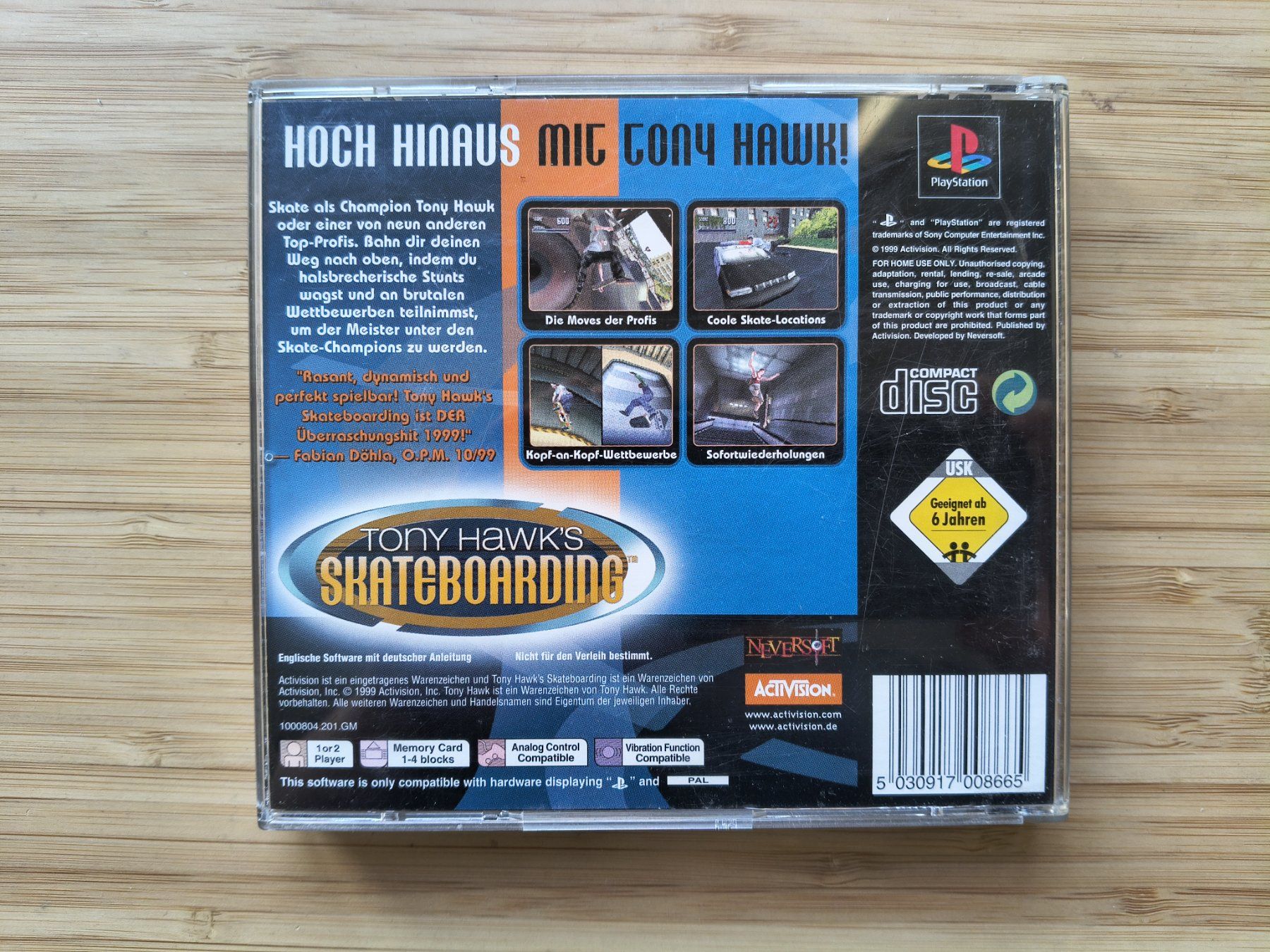Giochi: Tony Hawk's Skateboarding (PS 1) – Usato da Riedholz venduto da ste_96cd 1