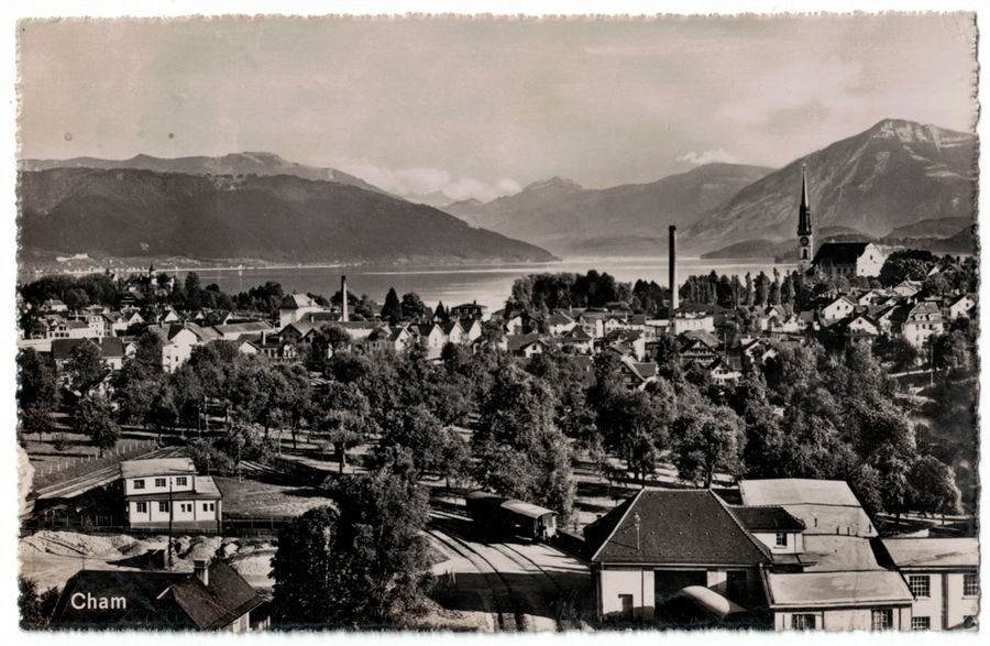 Cartoline postali: Cham, gelaufen 1945 – Usato da Frauenfeld venduto da POML