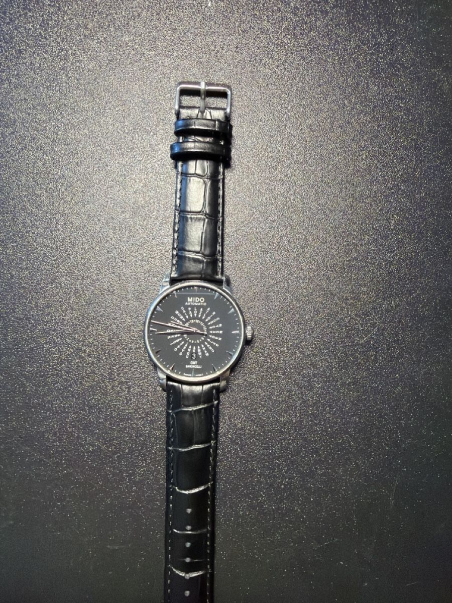 Mido Orologi: Mido Baroncelli GMT Automatic Worldtimer – Schweizer Automat – Usato da Buchs AG venduto da yhu_hlh8 1