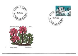 FDC Sondermarke «Schweizer Alpen» von 1972
