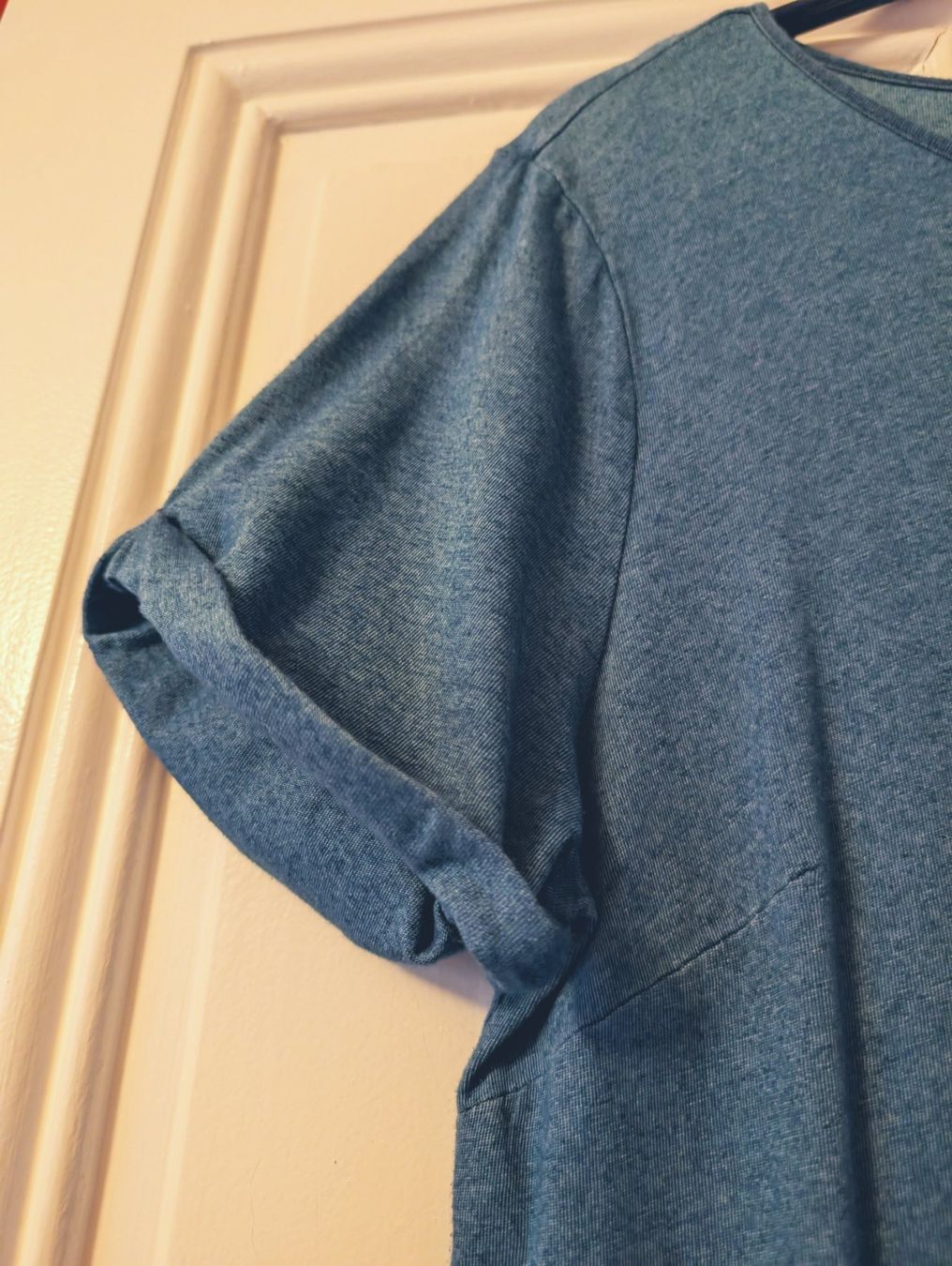 Vestiti: HOLDING HORSES : Elégante confortable robe bleue drapée M-L – Nuovo (secondo la descrizione) da Petit-Lancy venduto da lilycerise 2