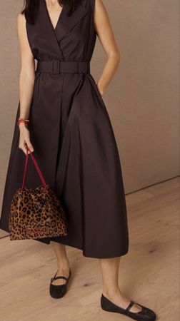 CAROLINA HERRERA trench sleeveless dress
