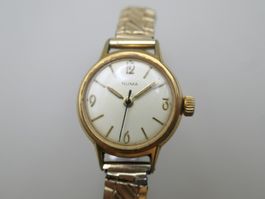 NUMA Vintage Damen Armbanduhr Handaufzug vergoldet
