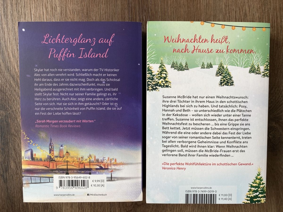 Libri: Sarah Morgan Weihnachtsromane, 2 Stück – Usato da Schlosswil venduto da maga09 1