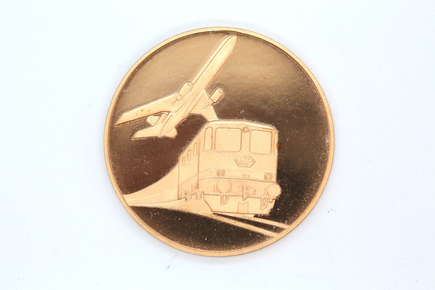 Medaillen: SBB Flughafenlinie Medaille – Gebraucht aus Reinach BL von Han-Numismatik