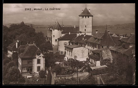 Ansichtskarten: AK Morat, Le Château, 1913 – Gebraucht aus Berlin von bartko-reher