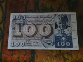 SUISSE  100  Francs  1970  (7805)  Billet