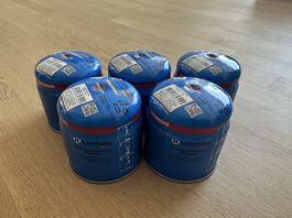 5x Gaskartusche 190g Camping Stechkartusche Flasche Butan