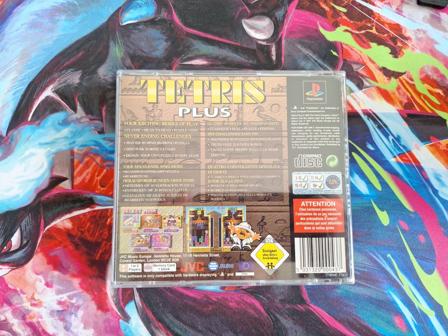 Sony Giochi: Tetris Plus - PS1 – Usato da Altstätten SG venduto da GGsGameshop 2