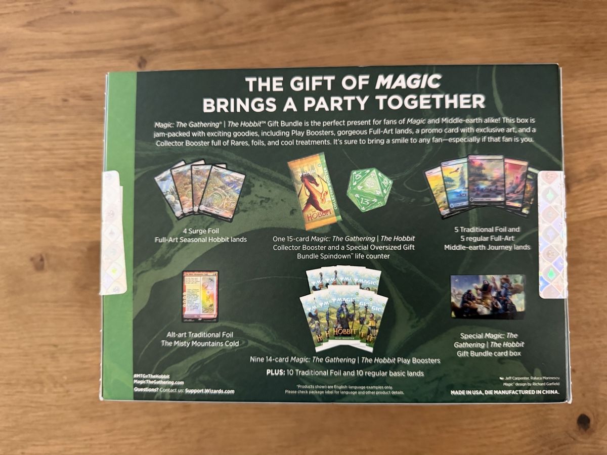 Magic The Gathering Carte collezionabili: Magic The Gathering The Hobbit Gift Bundle neu versiegelt – Nuovo e nell'imballaggio originale da Davos Dorf venduto da Denina 2
