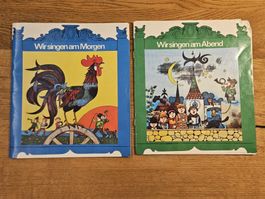 Antikes Kinderbuch - Wir singen am Morgen / am Abend