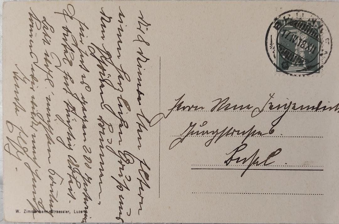 Cartes postales: AXENSTRASSE  -  1918 – D'occasion à Delémont par Domdom1 1