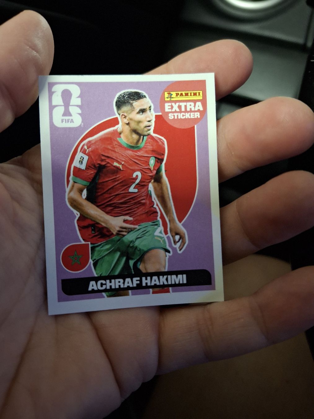 Panini Carte collezionabili: Panini FIFA World Cup Achraf Hakimi Sticker – Nuovo e nell'imballaggio originale da Herzogenbuchsee venduto da marisav176