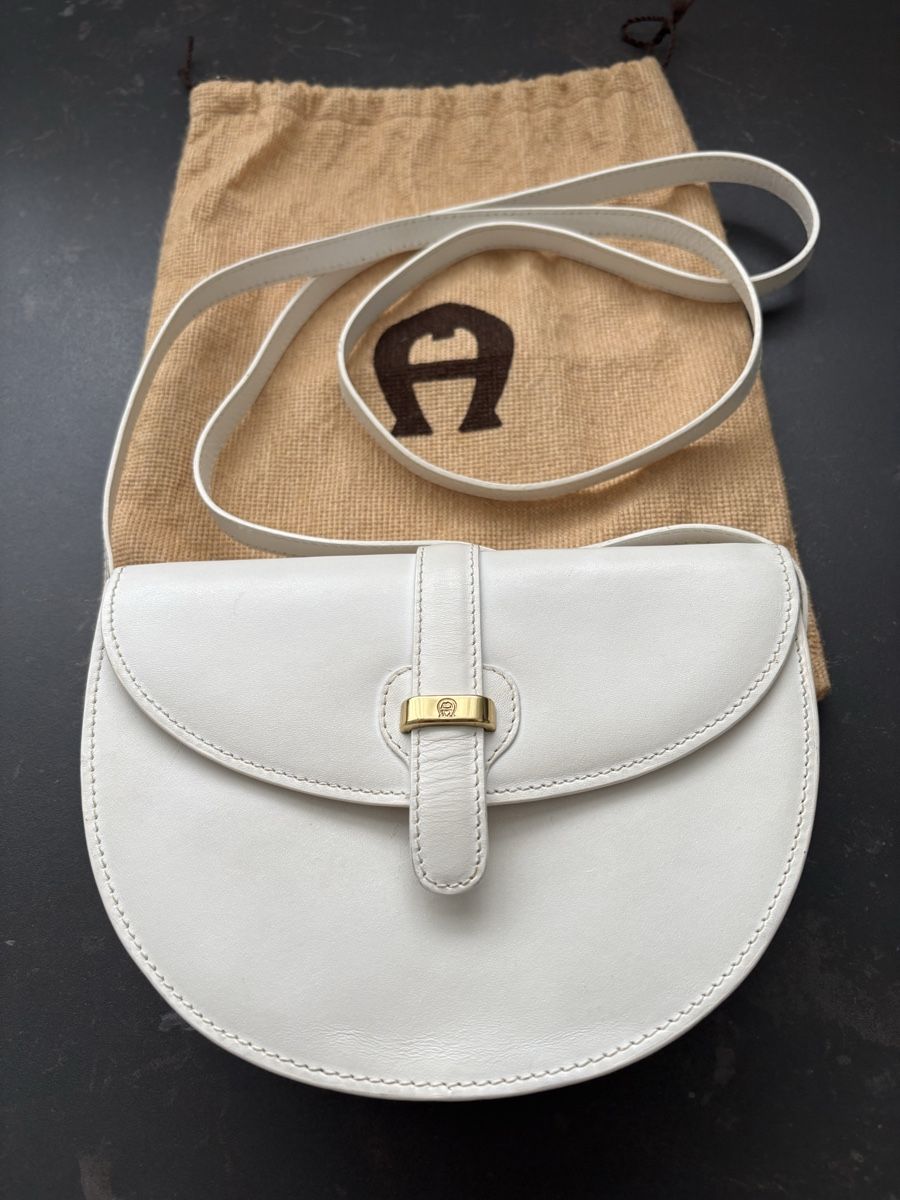 Aigner Borse da donna: AIGNER  weisse Leder Tasche – Usato da Buonas venduto da eluthi48 1