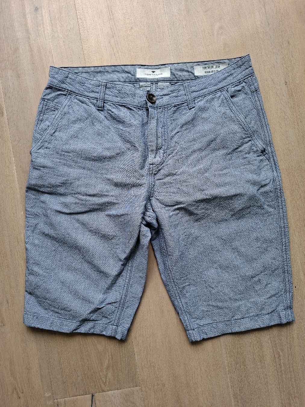 Tom Tailor Pantaloni: Tom Tailor Shorts Gr. 33, Regular Slim, blau – Usato da Langnau am Albis venduto da simon1476