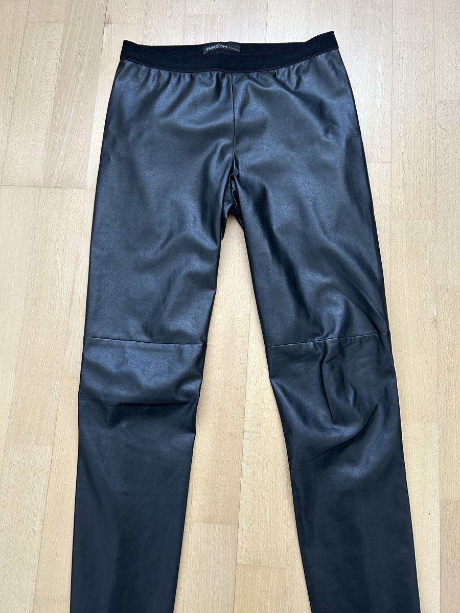 Marc Cain Pantaloni: Kunstleder-Hose Marc Cain, Gr. 3 – Usato da Reinach BL venduto da meinstil