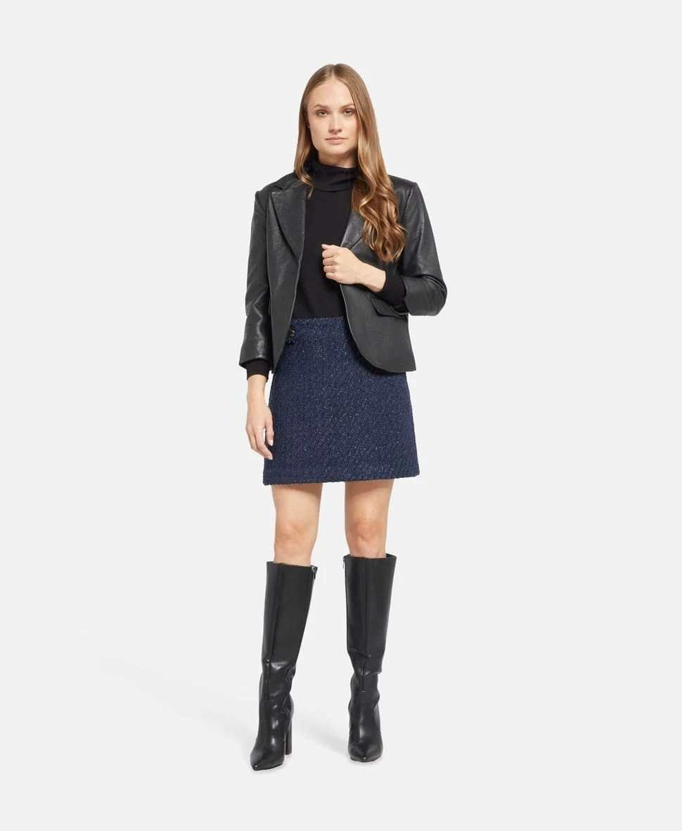 Giacche: Damen Lederblazer schwarz neu – Nuovo e nell'imballaggio originale da Boll venduto da frauweber 3
