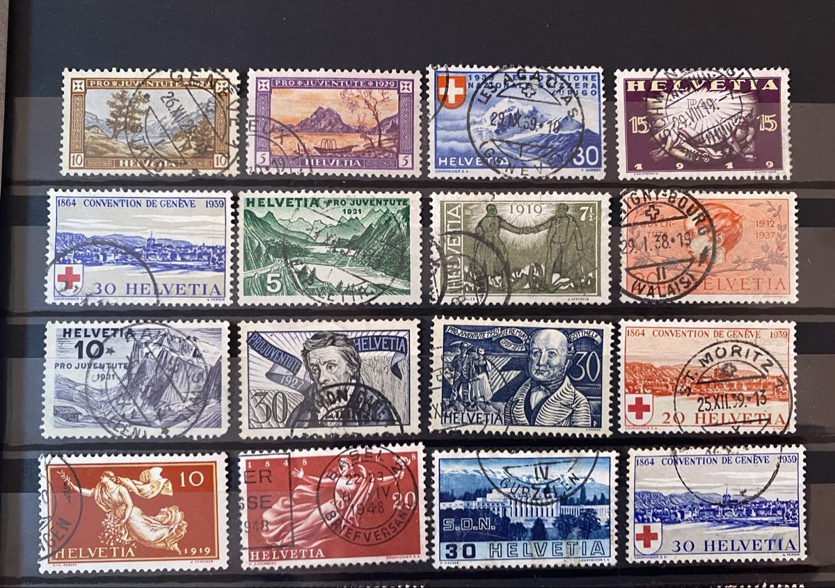 Tutti i francobolli: Timbres - Suisse – Usato da Petit-Lancy venduto da Solcarm 1