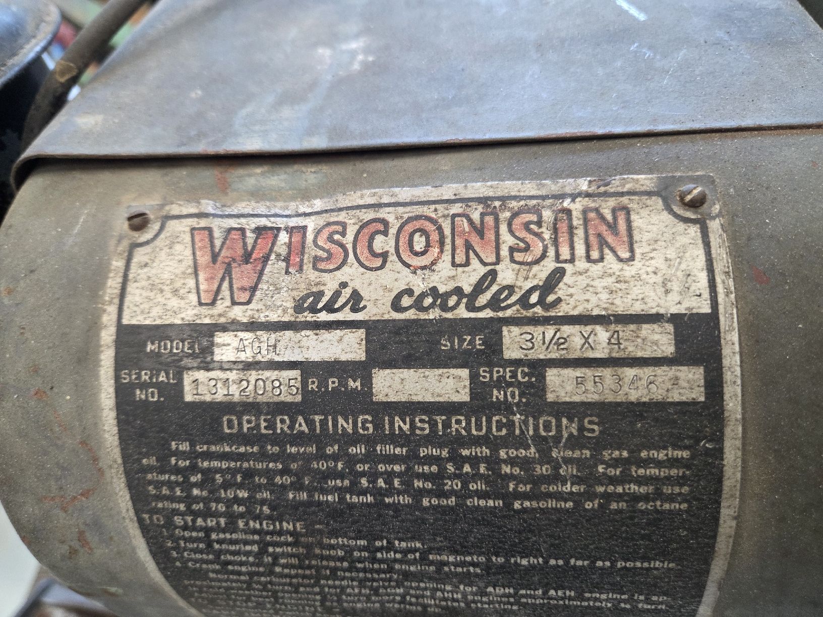 Motori: Wisconsin AGH – Usato da Böbikon venduto da Domplex 2
