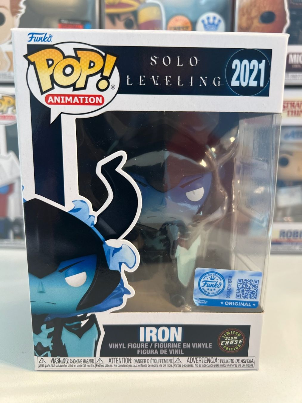 Funko Statuette: Funko POP Animation Solo Leveling Iron Edition Limitée Chase – Nuovo e nell'imballaggio originale da Le Mouret venduto da perfectbijou
