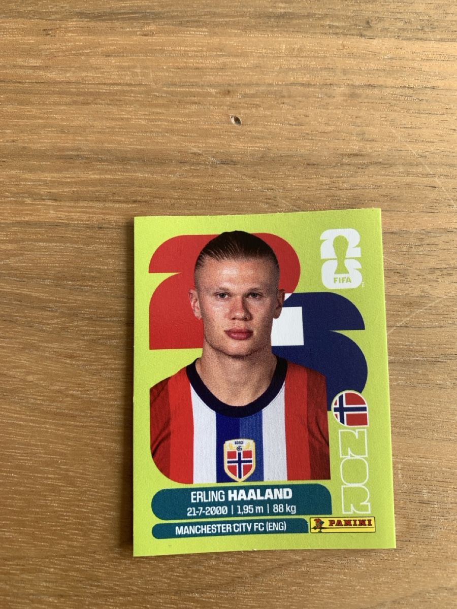 Panini Carte collezionabili: Erling Haaland Sticker 2026 – Nuovo (secondo la descrizione) da Ried-Brig venduto da sylvie1976
