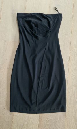 Kleid ohne Träger schwarz Mango Gr. S (Damen)