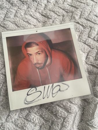 Polaroid Foto mit Autogramm von silla Orginal Berlin hiphop 