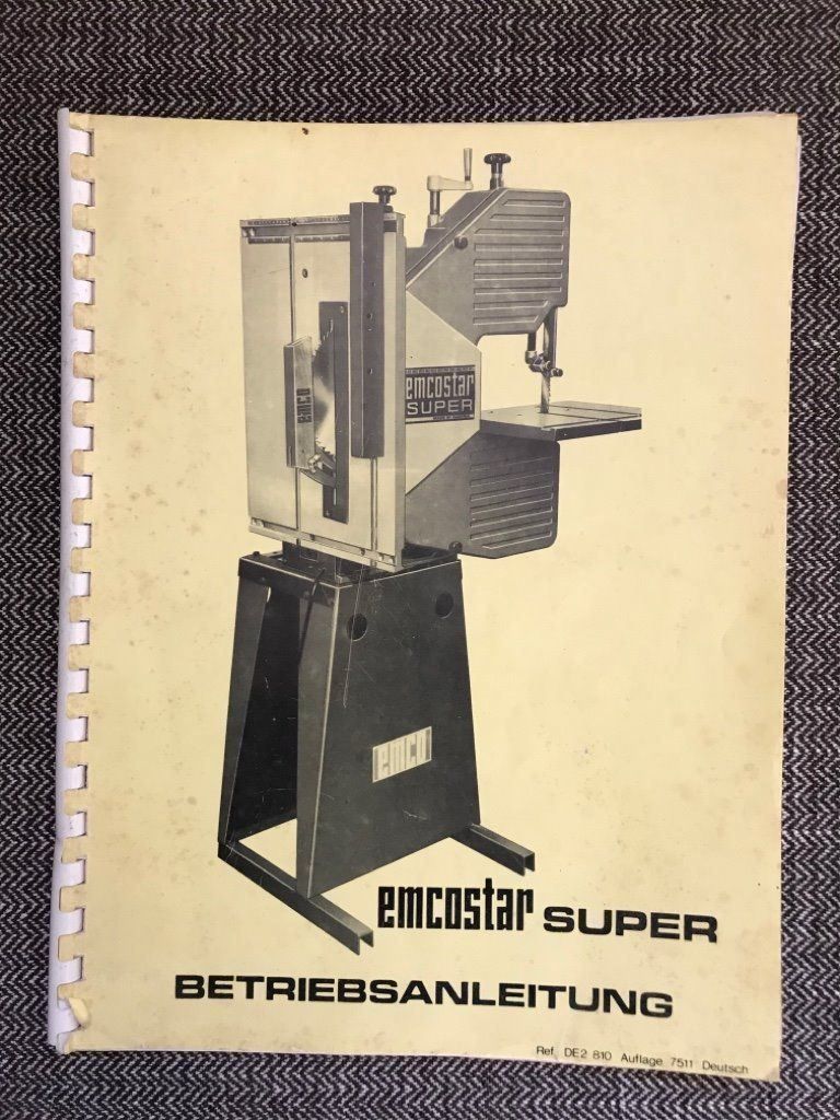 Bücher: EMCOSTAR Super Betriebsanleitung – Gebraucht aus Neunkirch von autoscooter57