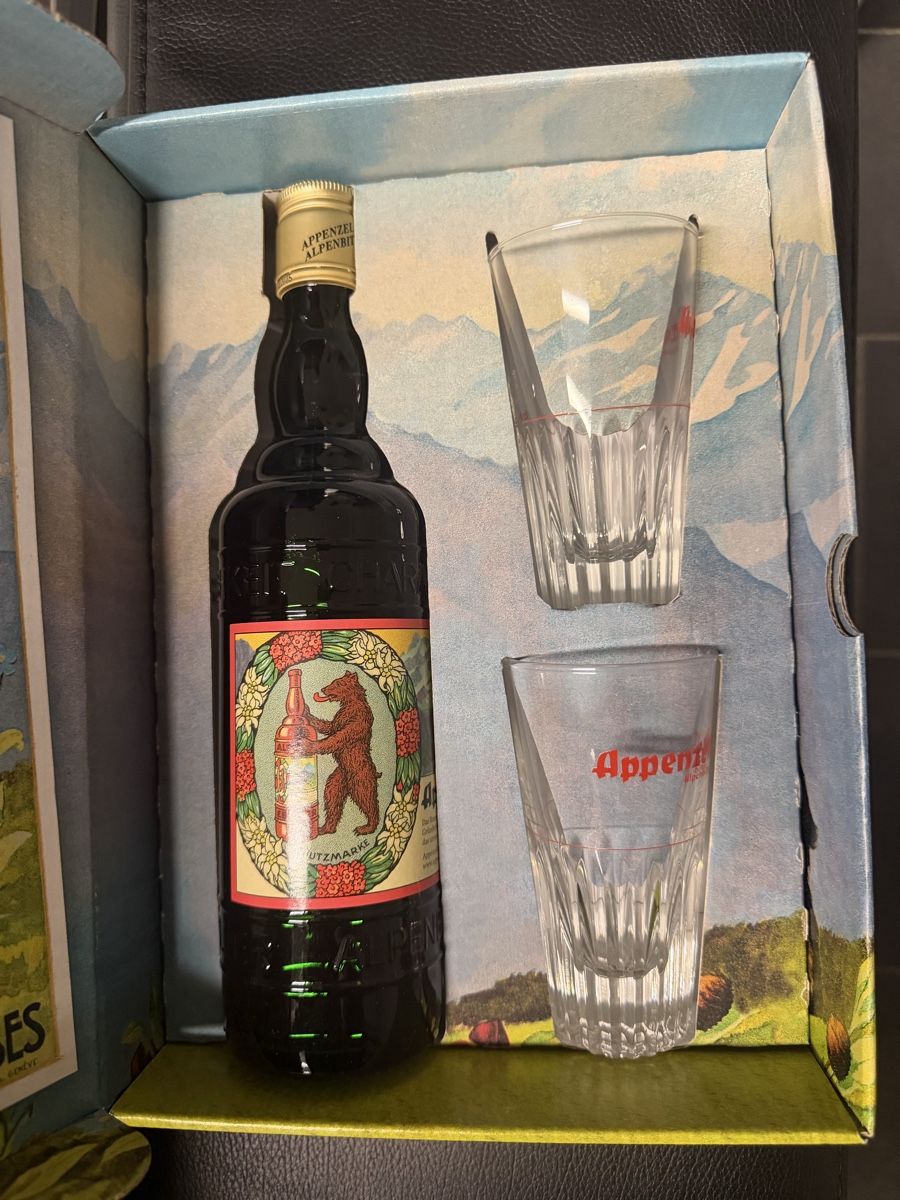 Bevande alcoliche: Appenzeller Alpenbitter Box – Nuovo e nell'imballaggio originale da Villmergen venduto da mel_5ywd 1