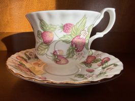 Royal Albert Teetasse Lyndale Bone China England 1995