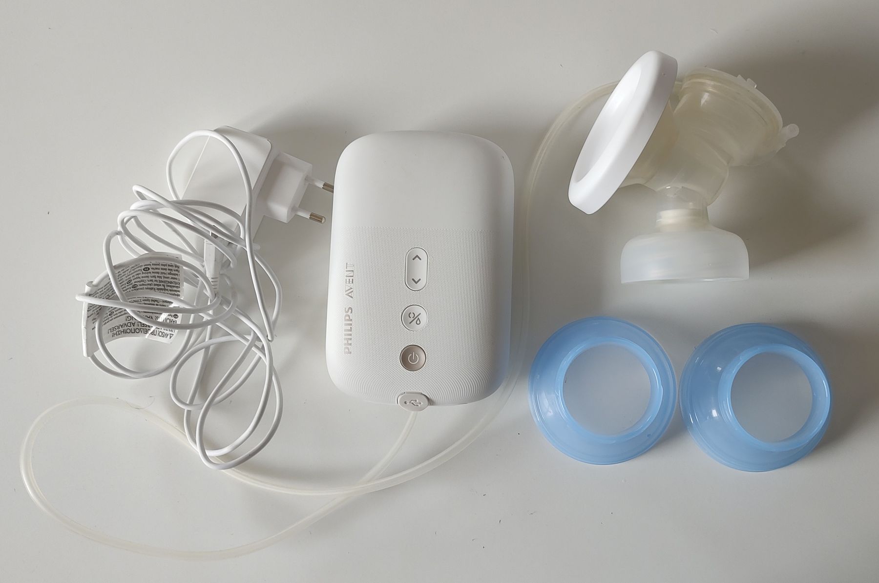 Philips Accessori per l’allattamento: Einzelpumpe Philips Premium andere Flasche+Behälteradapter – Usato da Zürich venduto da dim_7kzy